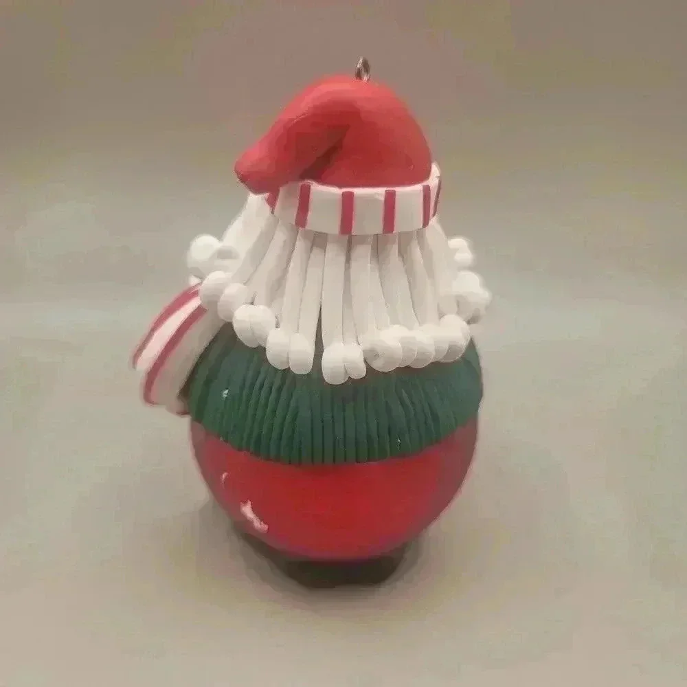 Traditions collectible Glass Character Ornament Santa With Toy Bag Nutcracker